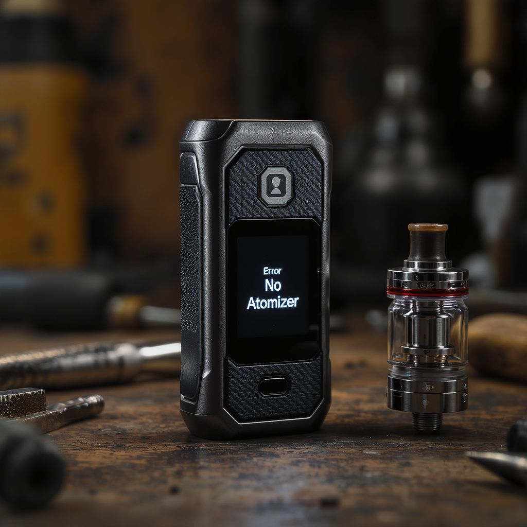 Pourquoi le message No Atomizer s’affiche-t-il sur ma Geek Vape ?