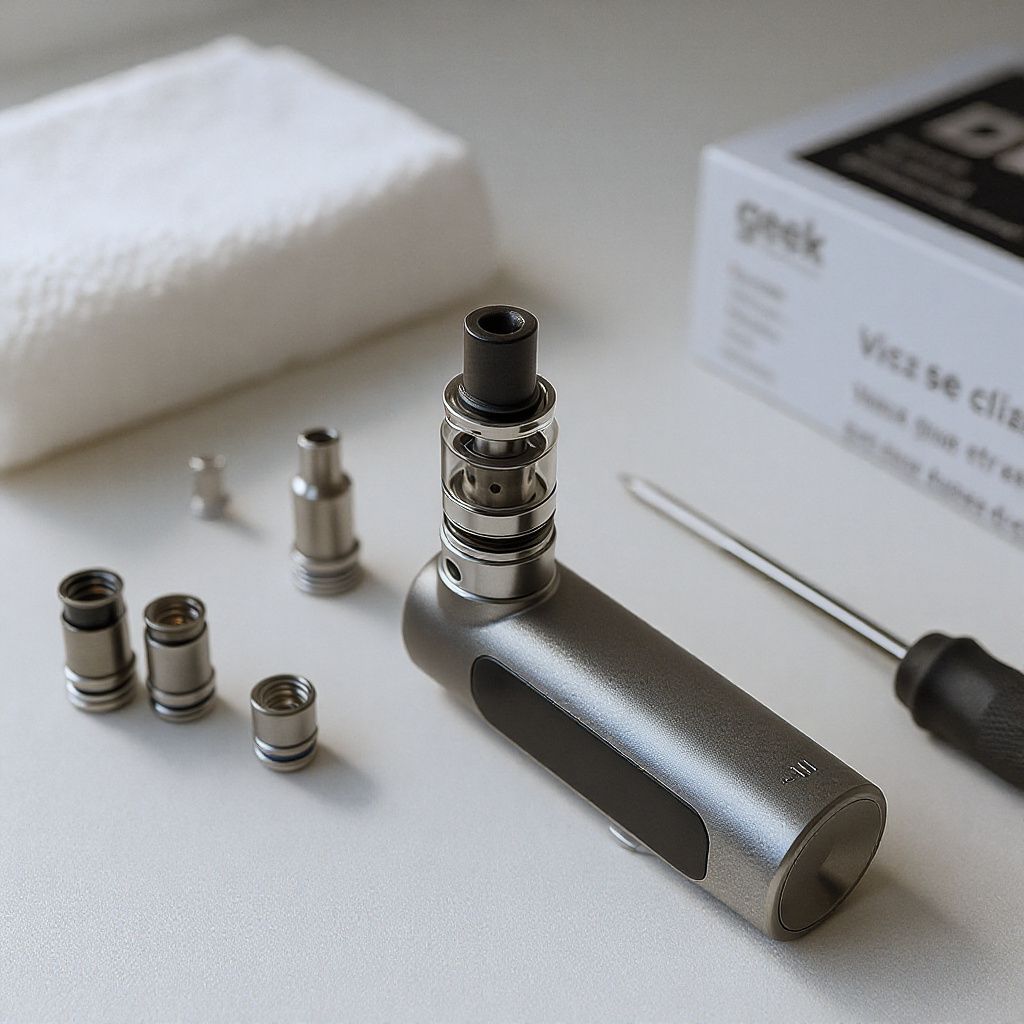 Quelles étapes précises suivre pour résoudre le message No Atomizer sur Geek Vape ?